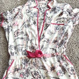 Victoria secret silk pJ romper